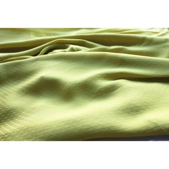 Carolina Herrera Silk Jacquard Stright-leg Pants, Lime